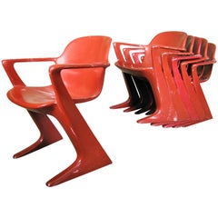 Vintage Midcentury German Kangoroo Chair by Ernst Moeckl, 1968