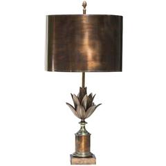 Maison Charles Artichaut Table Lamp Signed 5