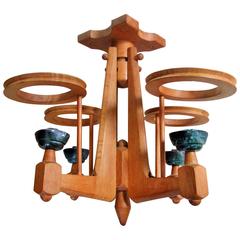 Midcentury Chandelier by Guillerme et Chambron, France, 1960s 6