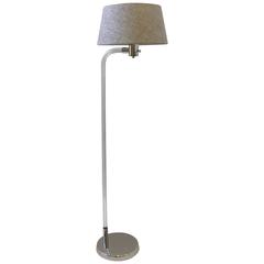 Chrome and Acrylic Floor Lamp by Peter Hamburger for Knoll International