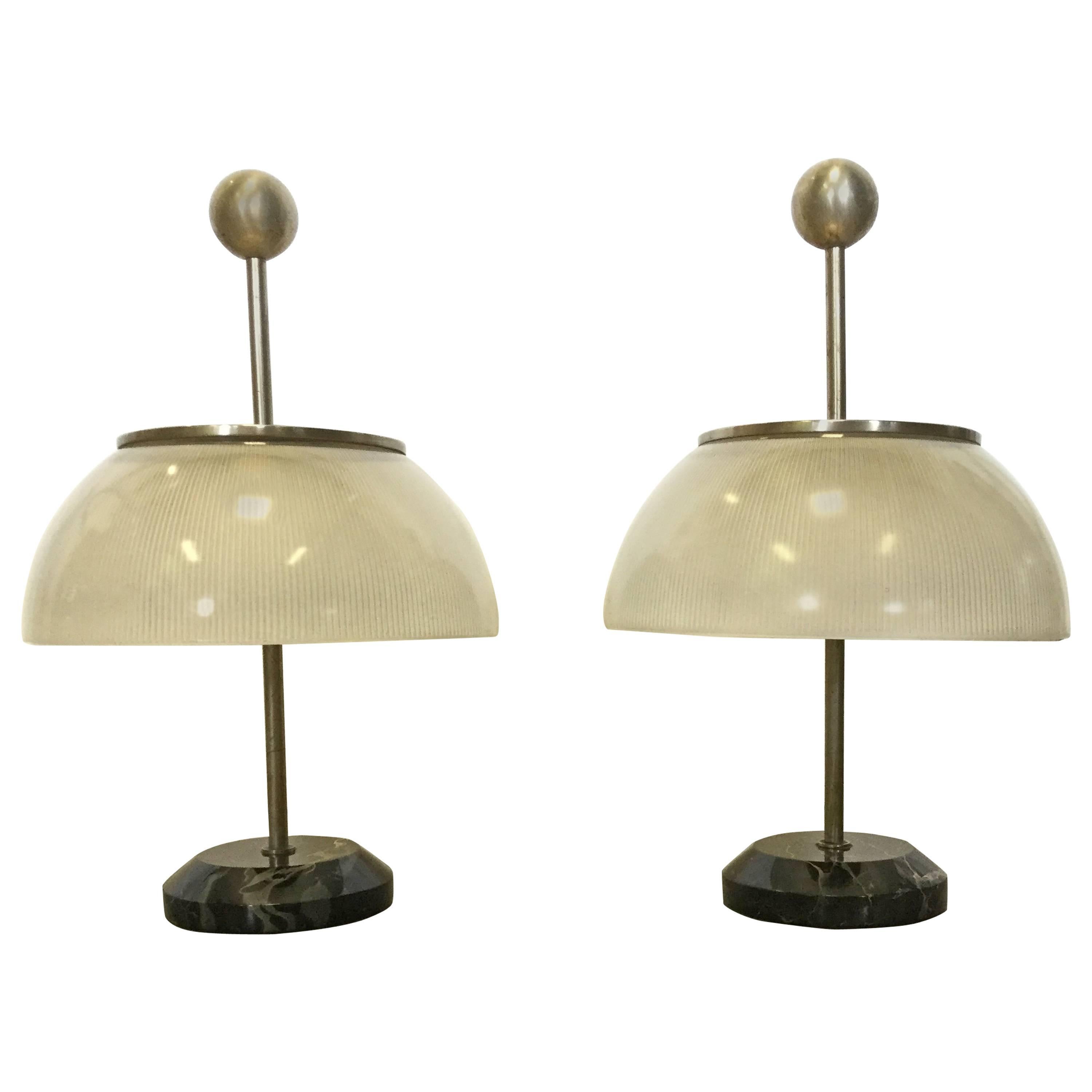 Pair of Table Lamps Alfa by Sergio Mazza, 1959 For Sale