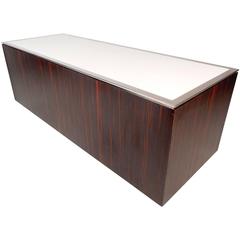 Unusual Mid-Century Modern Rosewood and Laminate Coffee Table 10