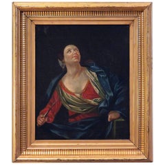 Baroque Oil Painting of Lucretia, Italy, circa 1600