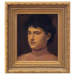 Impressionistic Painting of a Young Man, circa 1880 9