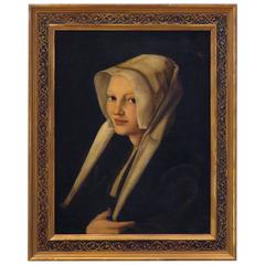 Old Master Painting of a Nun