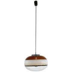 Colored Glass Pendant from Peill & Putzler, Germany, 1970s 4