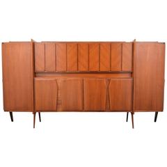 Very Rare Monumental Ico Parisi Cabinet, Italy, 1950s 4