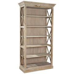 Weathered Open Bookcase