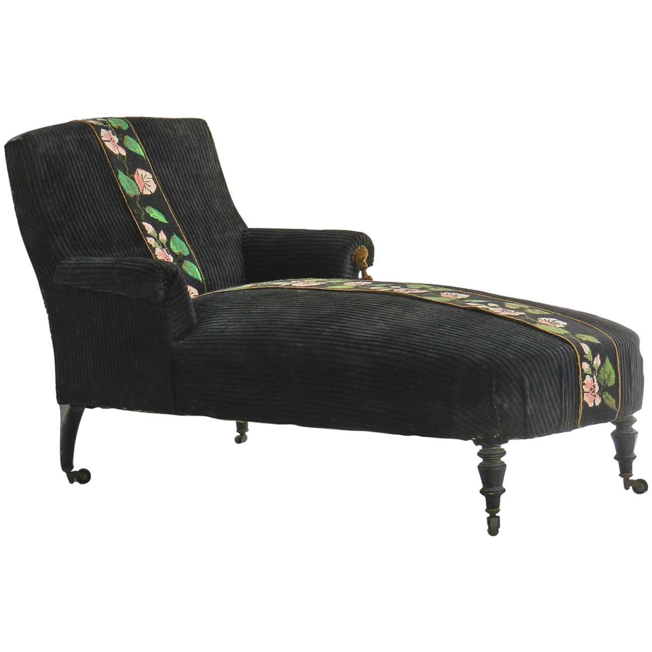 French Chaise Longue Meridienne Armchair Napoleon Iii To Recover For