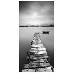 Large Weathered Dock Photo on Plexiglass 2