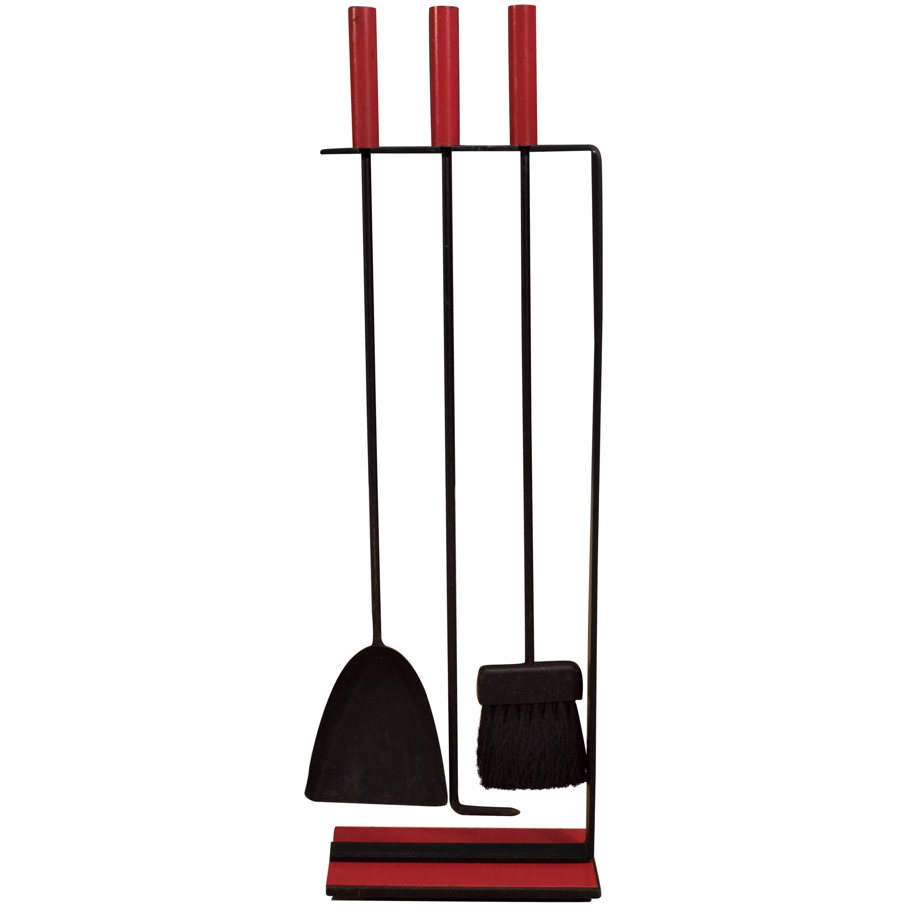 Mid-Century Modernist Fireplace Tools by Pilgrim
