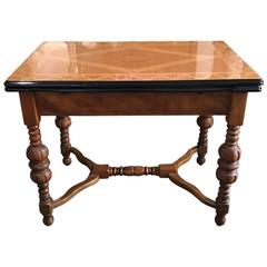 Authentic Mid-Century, 1950s Tin Top Table or Kitchen Island, Fabulous