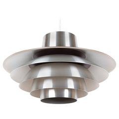 Large Verona Hanging Lamp Metal, Svend Middelboe for Nordisk Solar Designed 1965