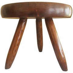 Charlotte Perriand Tripod Ash Tree Stool