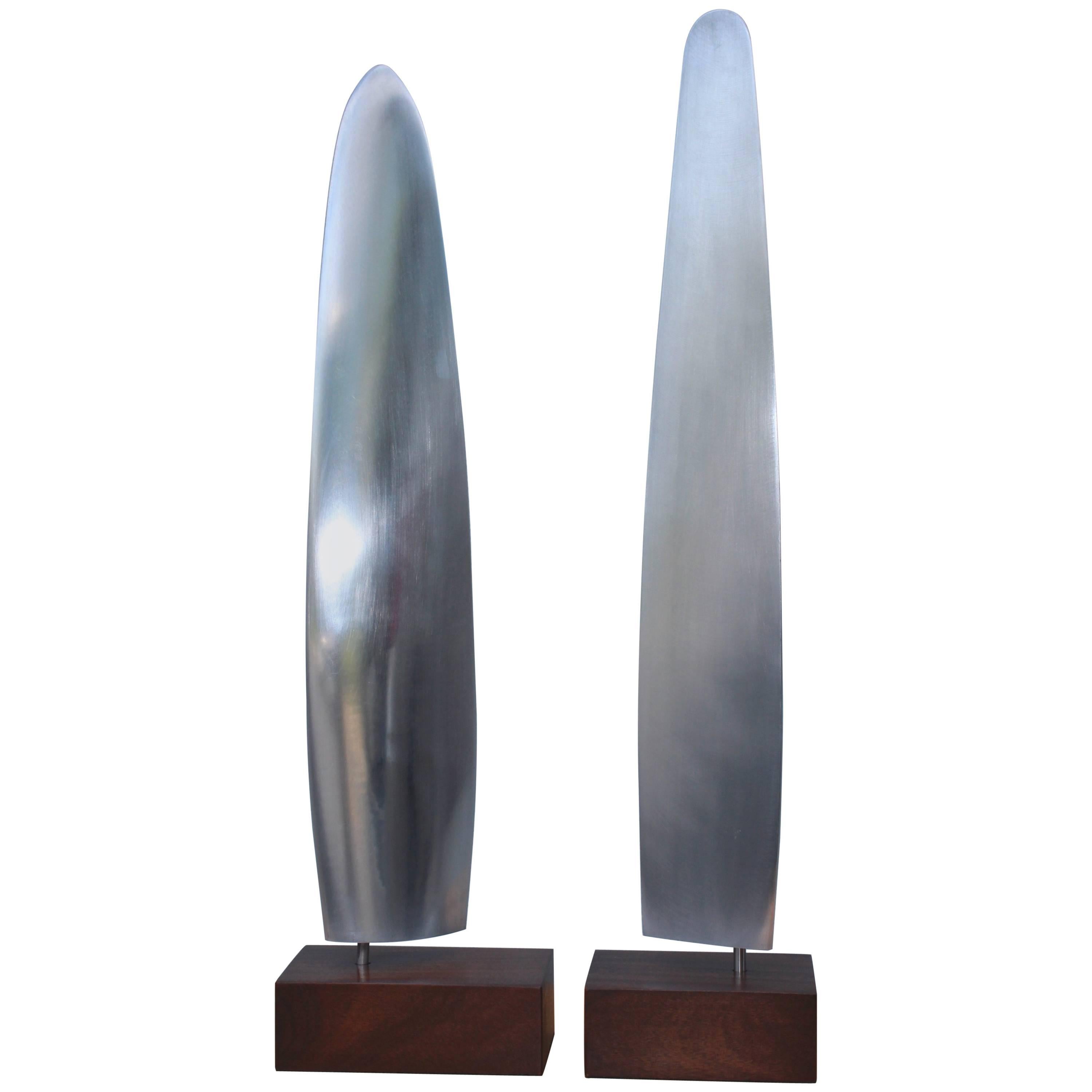 Vintage Airplane Propeller Modernist Sculptures For Sale