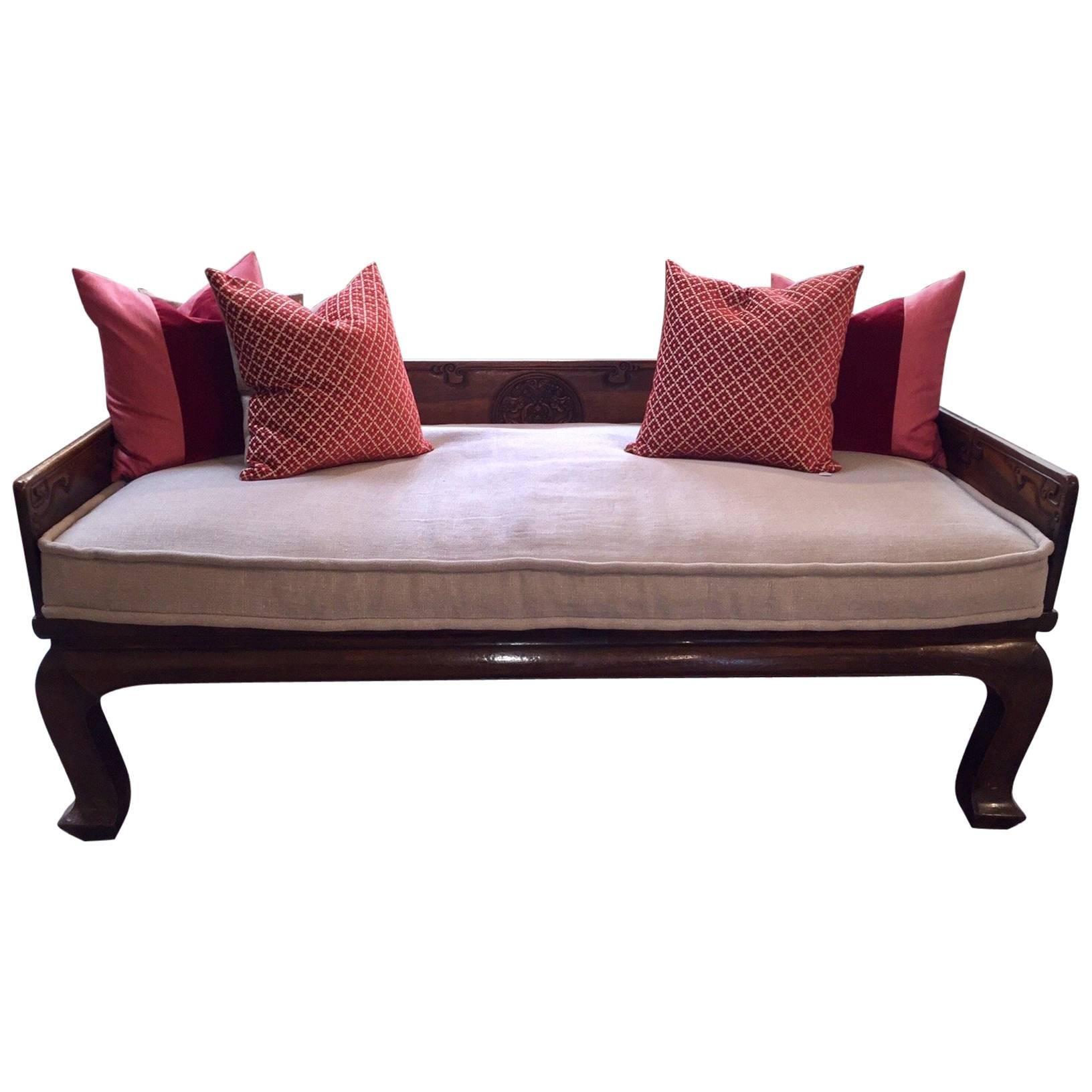 19th Century Ming Style Walnut Bed