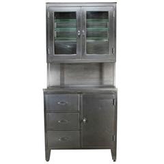 Used Stainless Steel Cupboard Industrial Medical Step Back Cabinet