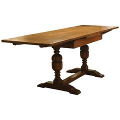 Early 20th Century Solid Oak Refectory Table