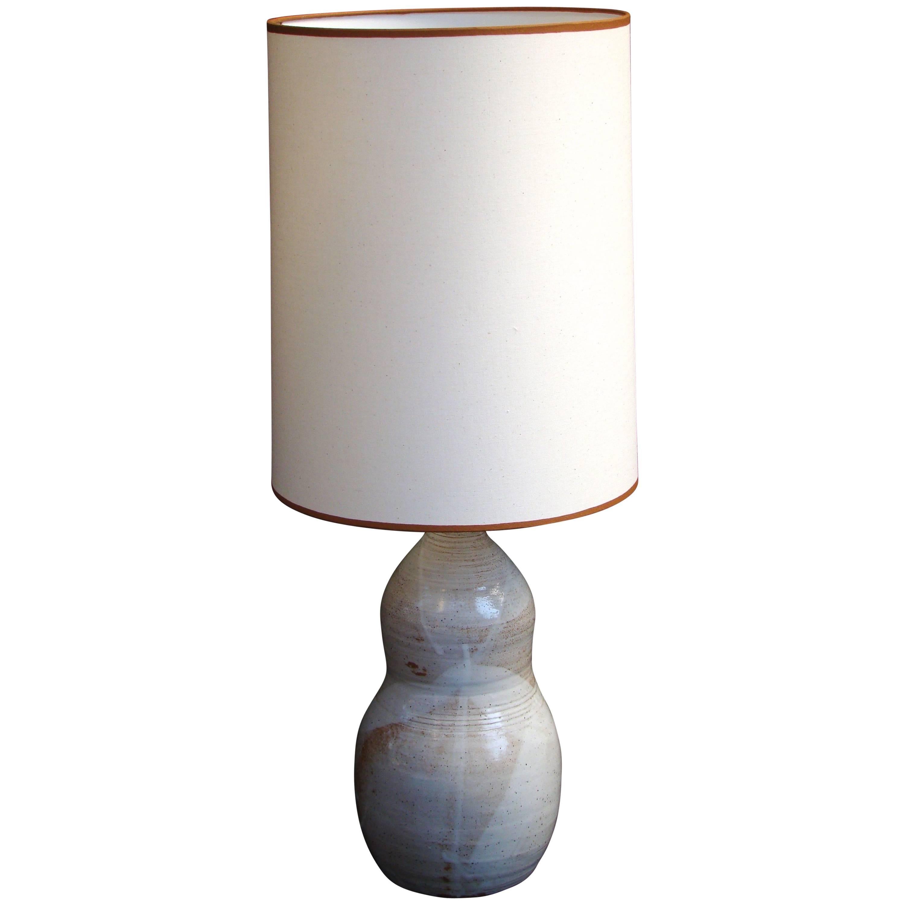 1960s Ceramic Table Lamp by Eugène Lion
