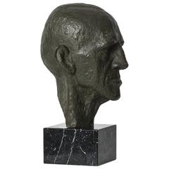 Sculpture in Patinated Bronze of General Harald Petri 11