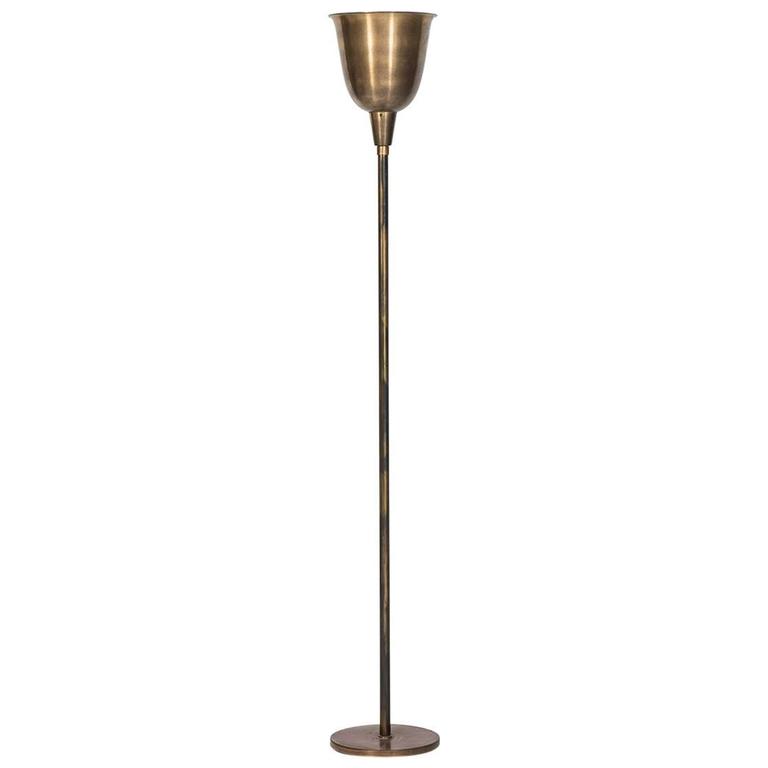 floor l or uplight in brass produced in denmark at 1stdibs floor l or uplight in brass produced in denmark at 1stdibs