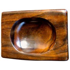 Vintage 1950s Rosewood Bowl by Odile Noll