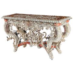 Shellwork Side Table by J. Antony Redmile