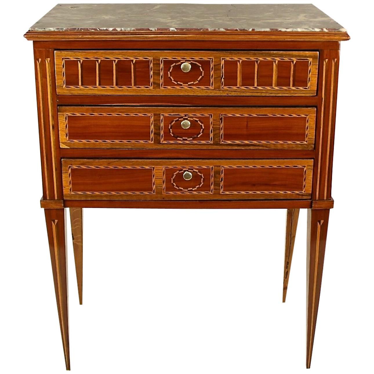 Late 18th Century Louis XVI Side Table or 'Table Chiffonière'