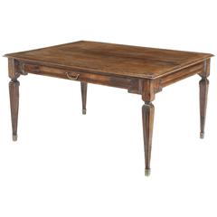 Fine Louis XVI Oak Writing Table