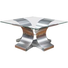 Mid-Century Coffee Table by Francois Monnet for Kappa, 1970s