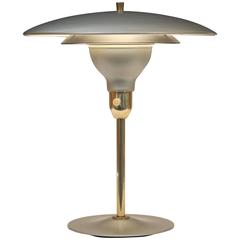 Vintage Sight Light Space Machine Age 1950s Art Deco Aluminium Desk Table Lamp