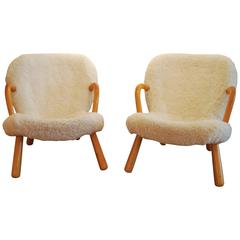 "Clam Chair" by Philip Arctander, Denmark, 1940s