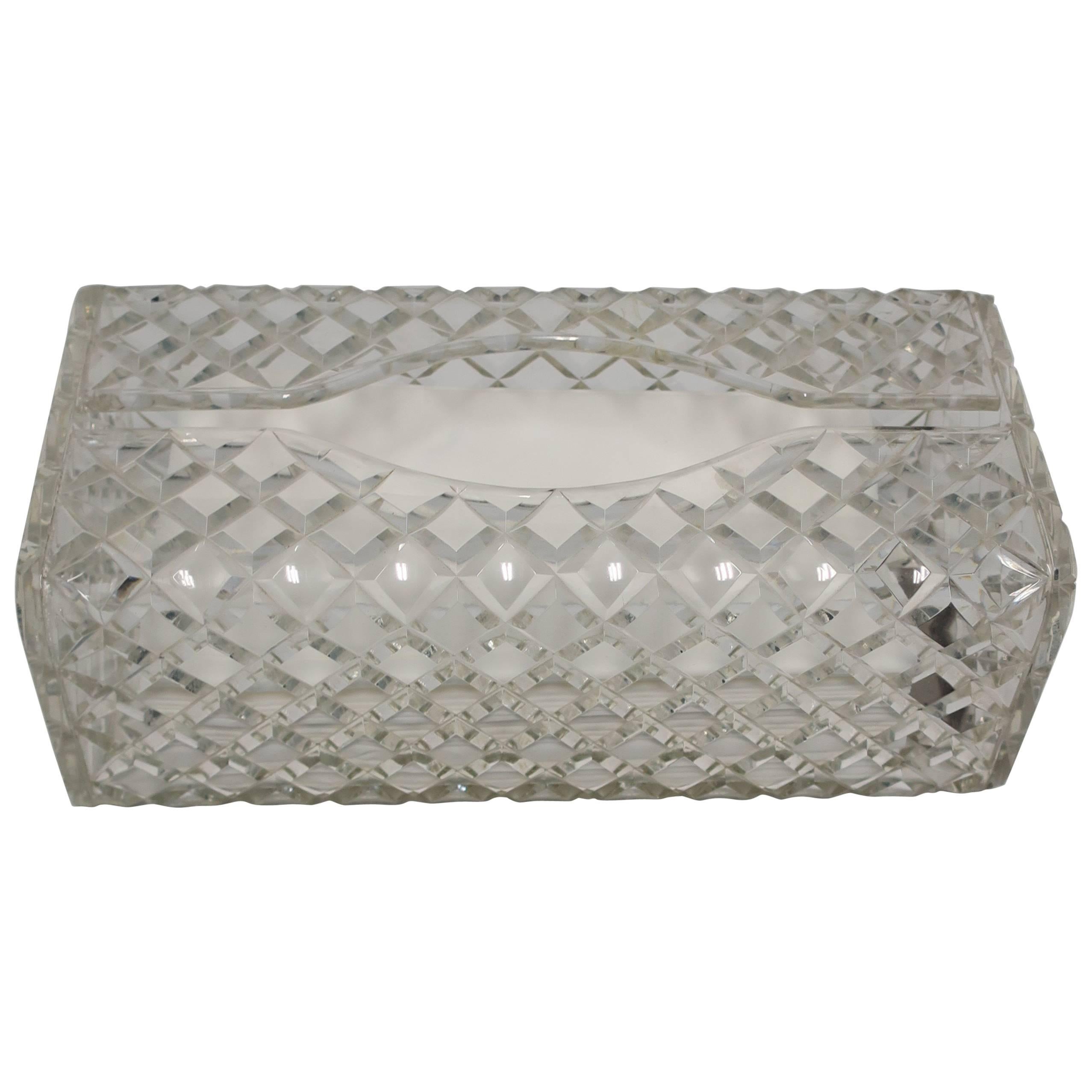 Vintage Lucite Tissue Box