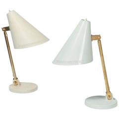 Pair of Table Lamps by Paavo Tynell