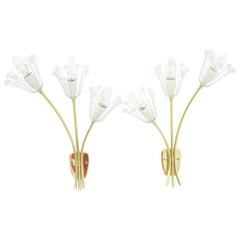 Pair of Emil Stejnar Wall Sconces, Rupert Nikoll, Austria, 1960s 8