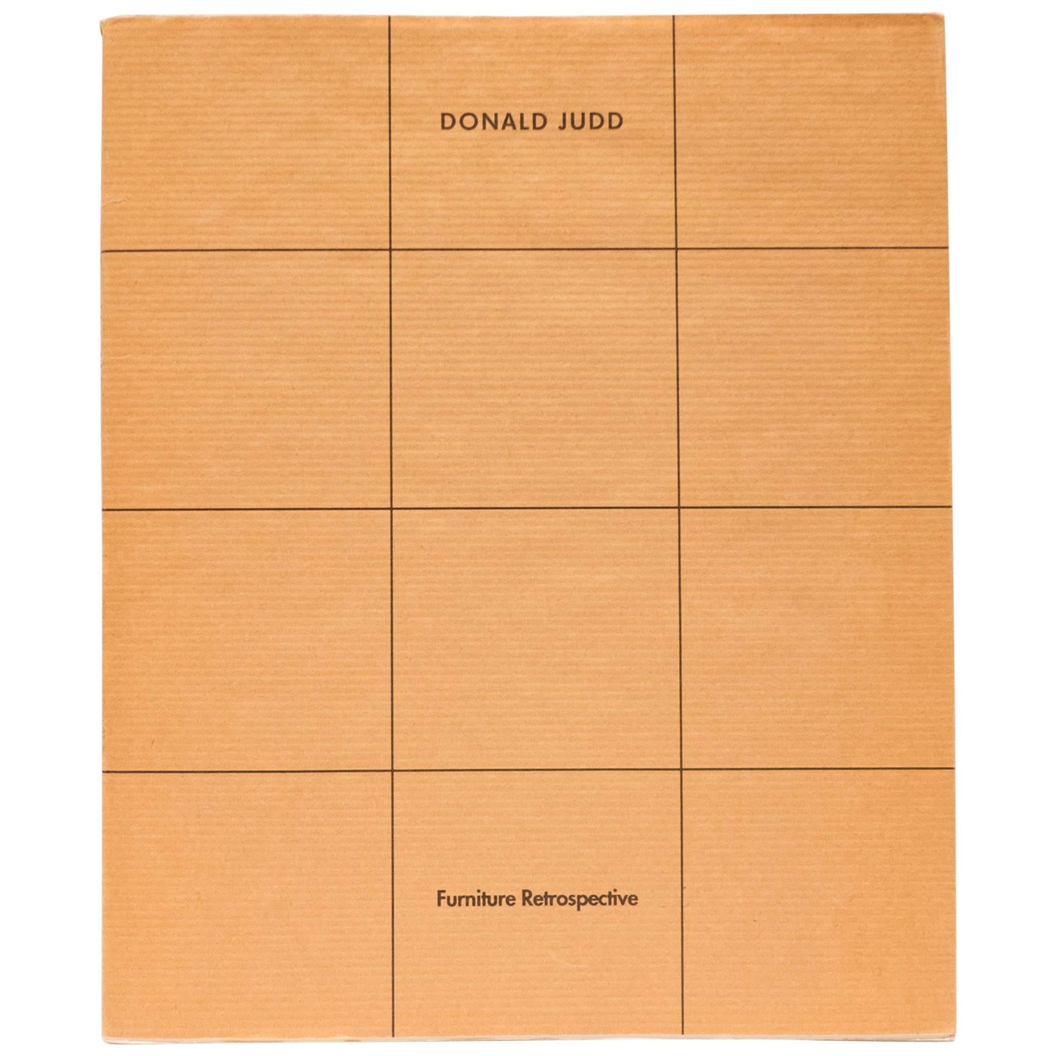 Donald Judd Furniture Retrospective Catalogue