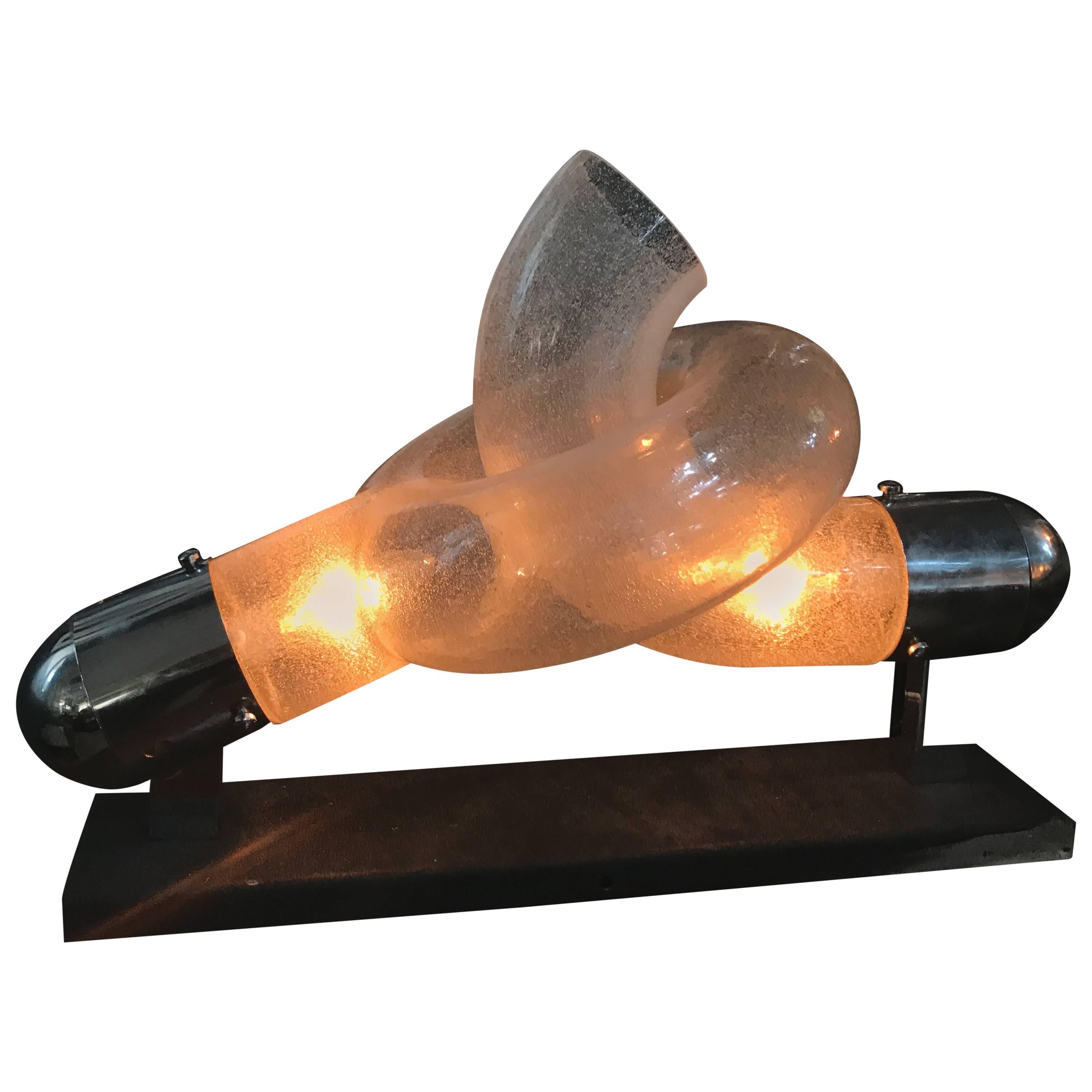 Mid-Century Modern Sconce by Aldo Nason for Mazzega in Murano glass