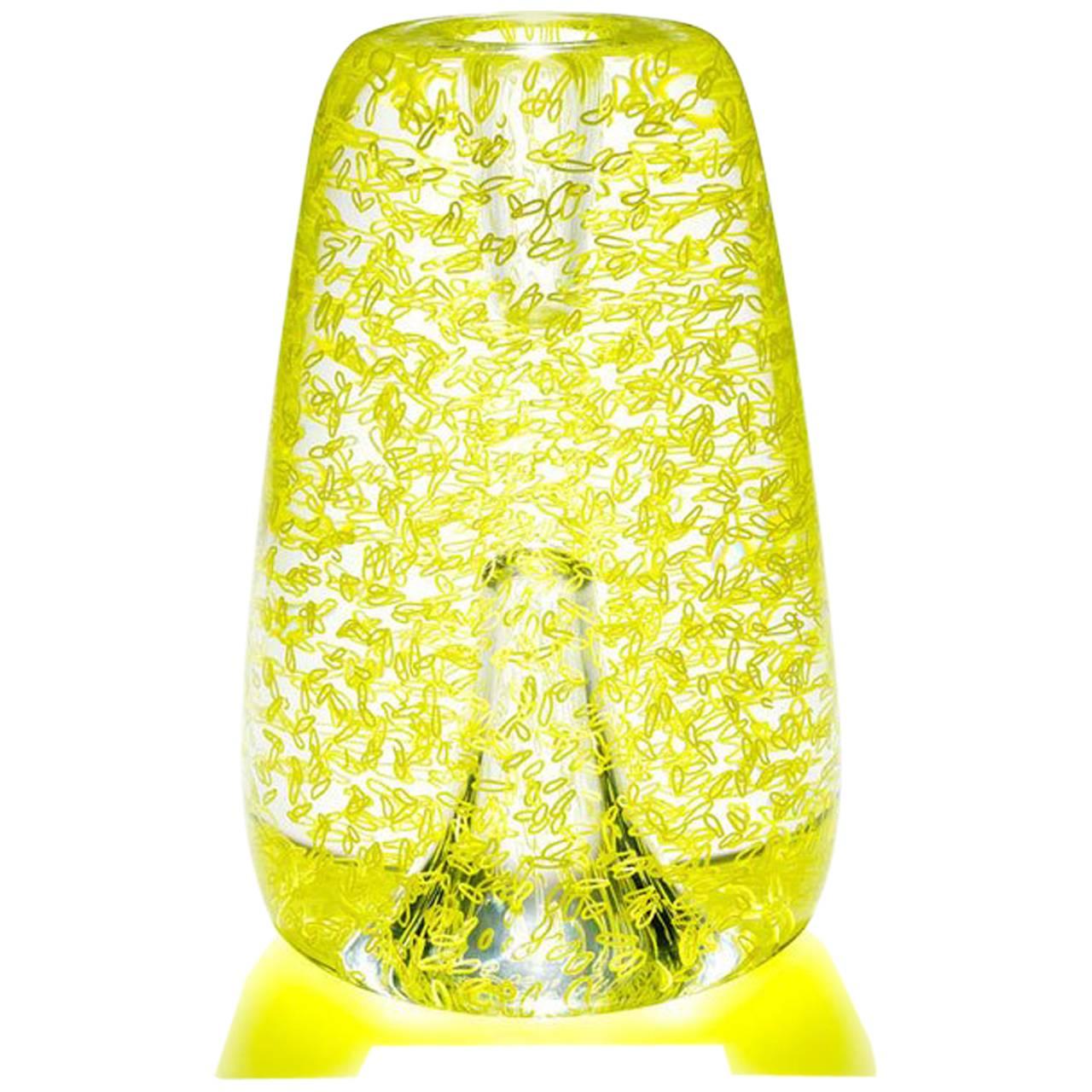 Andrea Branzi, "Sciami" Plexiglass Vase, Prototype, Metea, Italy
