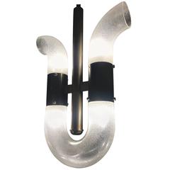 Space Age Chandelier by Aldo Nason for Mazzega, circa 1970