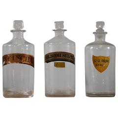 Trio of Early 20th Century Apothecary Jars