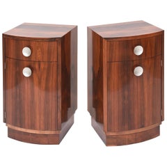 Pair of American Late Art Deco "Paldao" Bedside Cabinets, Gilbert Rohde