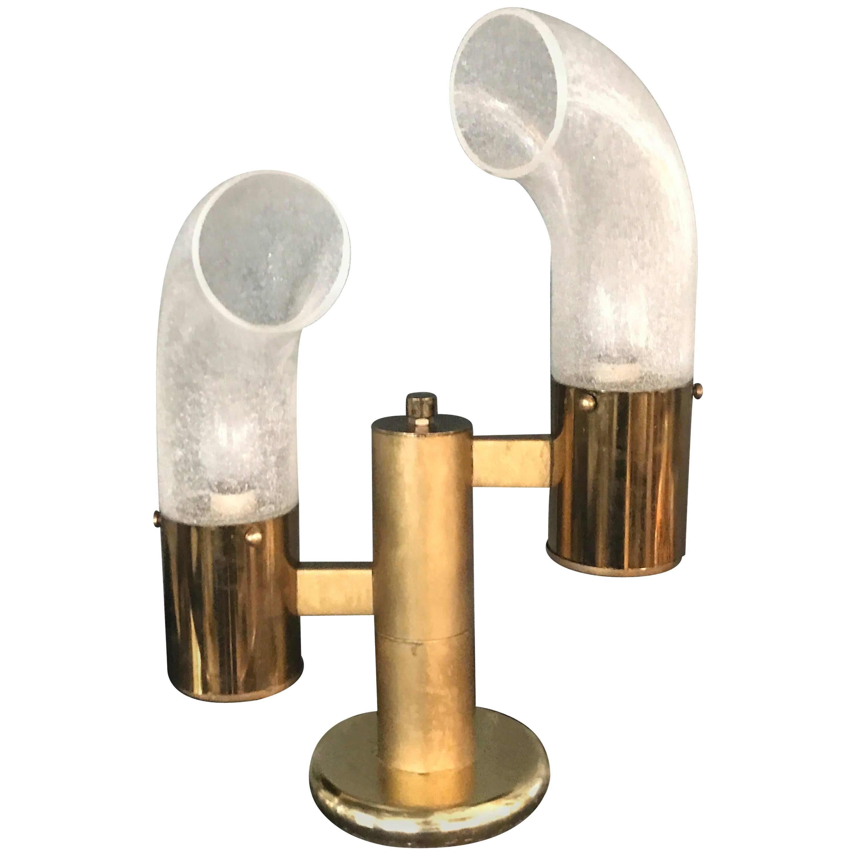 Lampada da tavolo moderna del metà secolo di Aldo Nason per Mazzega