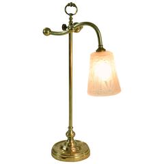 20th Century Muller Freres Brass Table Lamp 1