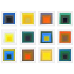 Josef Albers "Homage to the Square" Suite of 12