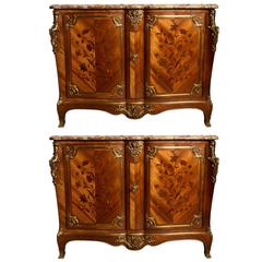 Pair of Late 19th Century Louis XV-Style Commode