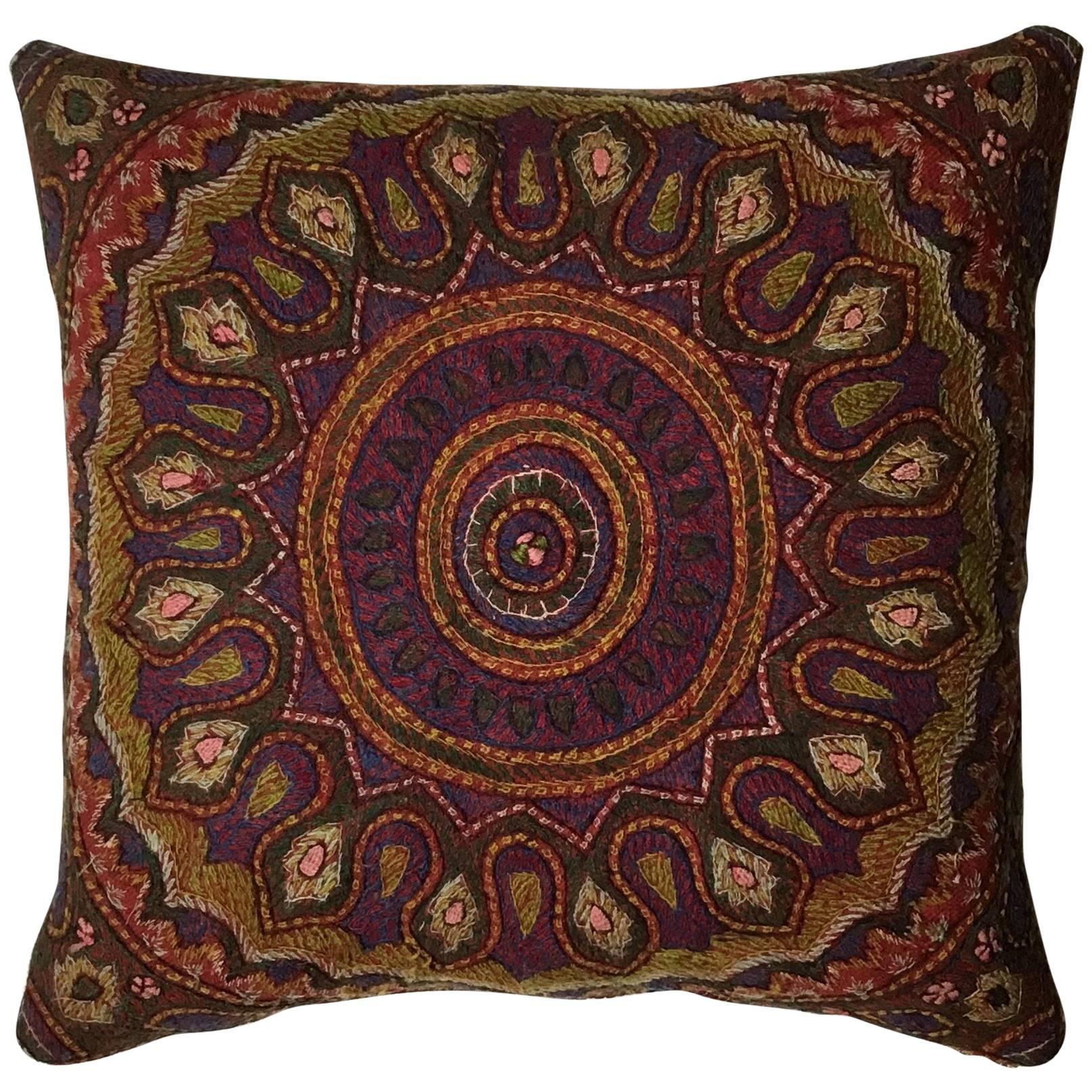 Hand Embroidery Persian Suzani Pillow