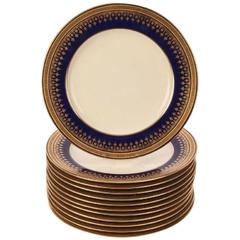 Cobalt Blue Dinner Plates