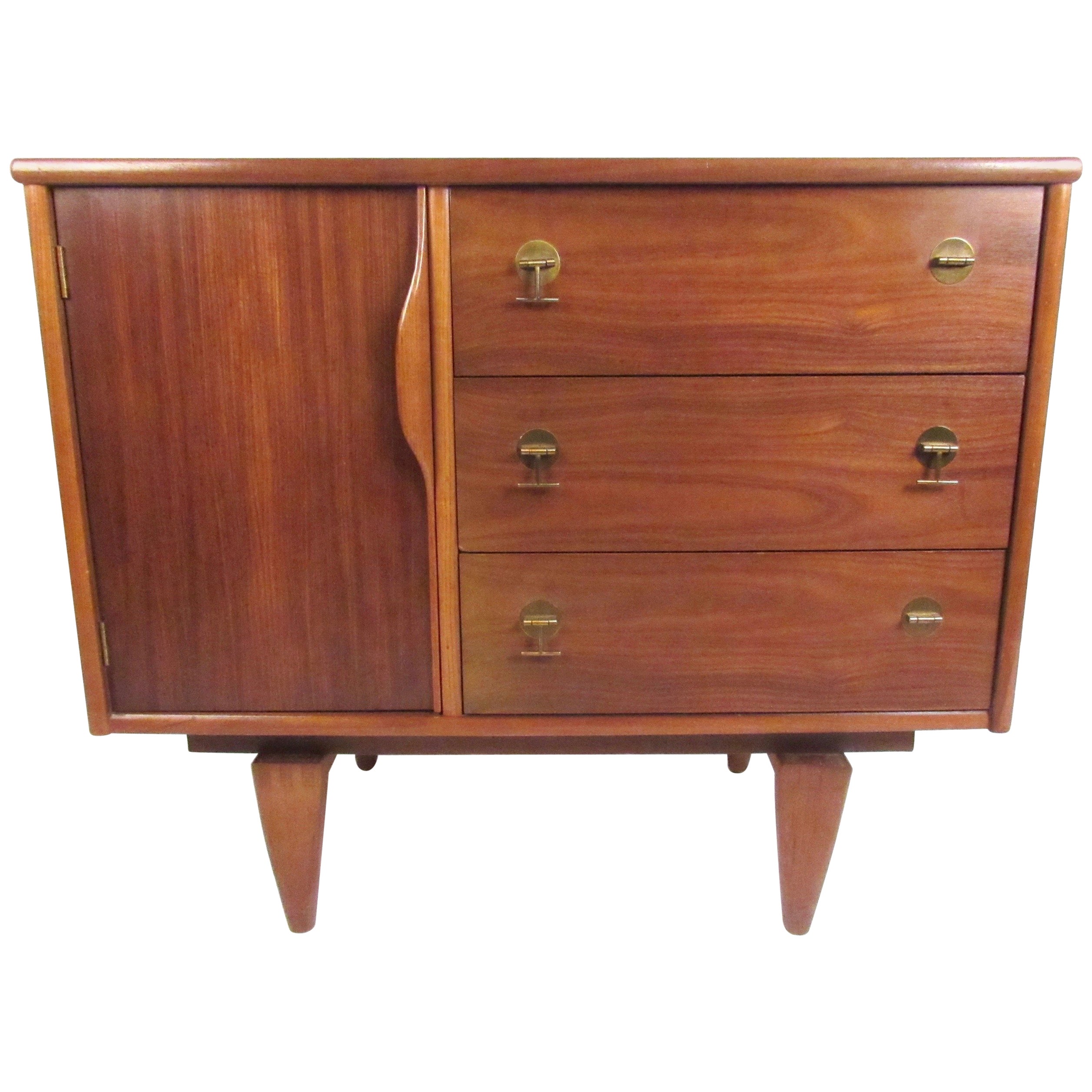 Unique MidCentury Modern Tall File For Sale at 1stDibs