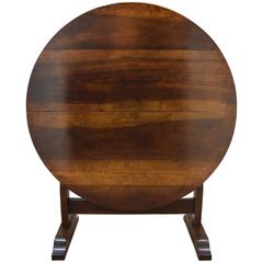 19th Century French Walnut Wine Tasting Table 19th Century French Walnut Wine Tasting Table