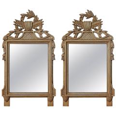 Pair of Italian Neoclassical Gilt Mirrors